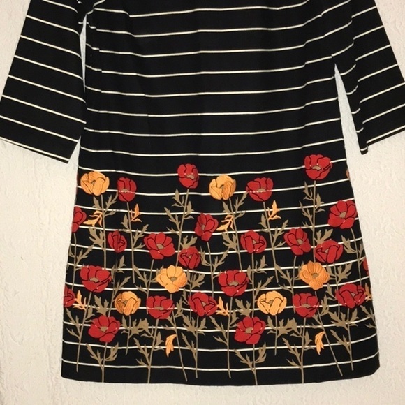 Lands' End Phipps Floral Embroidered Shift Dress - Picture 3 of 8